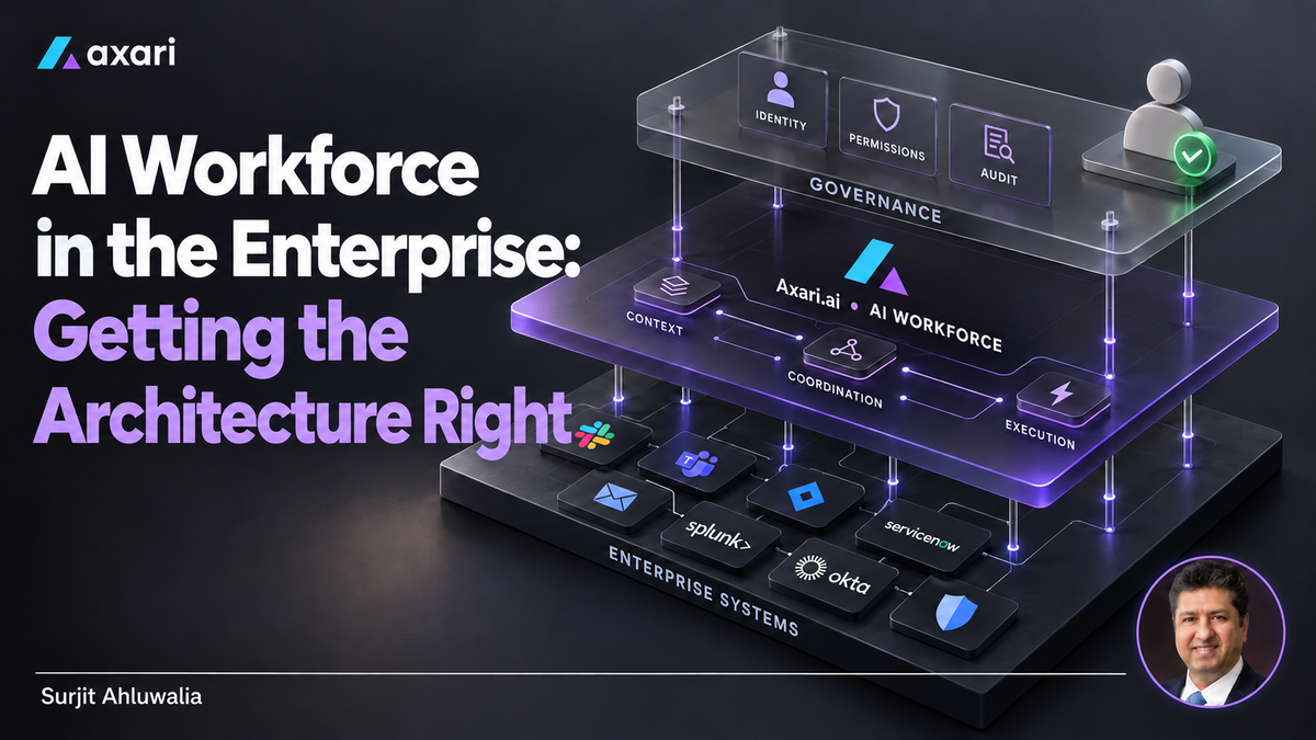 AI Workforce in the Enterprise: Getting the Architecture Right