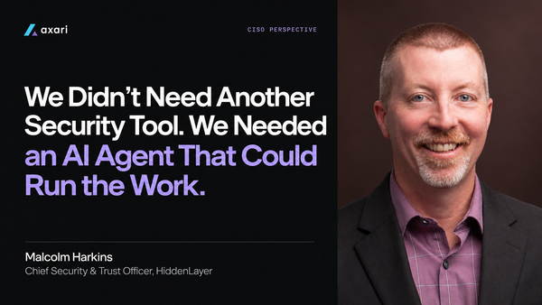 We Didn't Need Another Security Tool. We Needed an AI Agent That Could Run the Work.